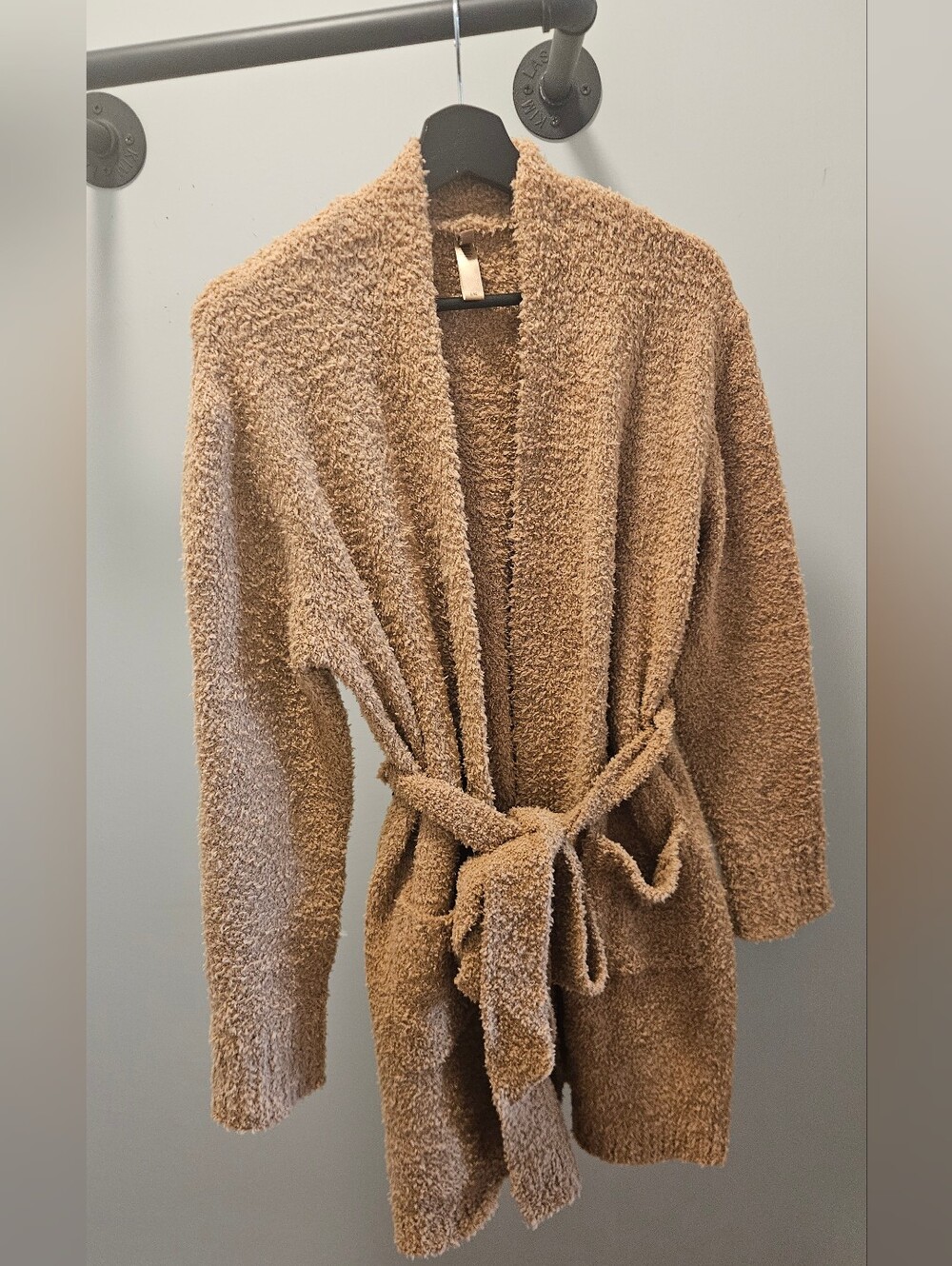 Skims Cozy Long Knitted Robe